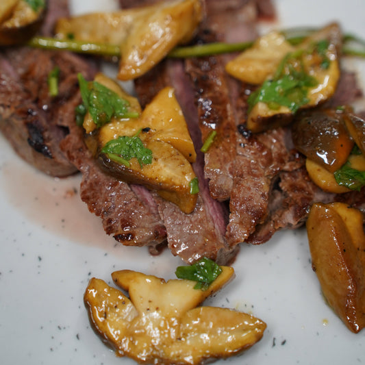 Tagliata di Manzo ai Porcini